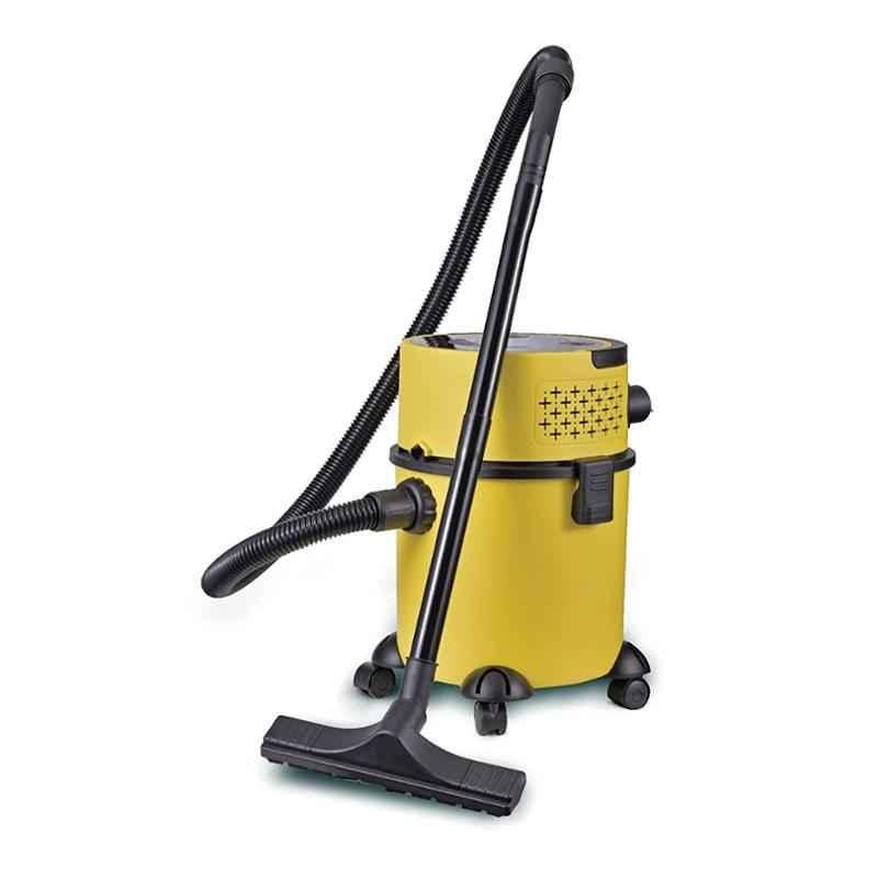 iBELL Active-1200 1200W 17kPa 20L Plastic Yellow HEPA Canister Wet & Dry Vacuum Cleaner