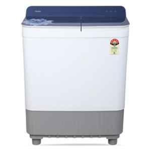 Haier 9kg Toughened Glass White Semi Automatic Washing Machine with Softfall Technology, HTW90-178