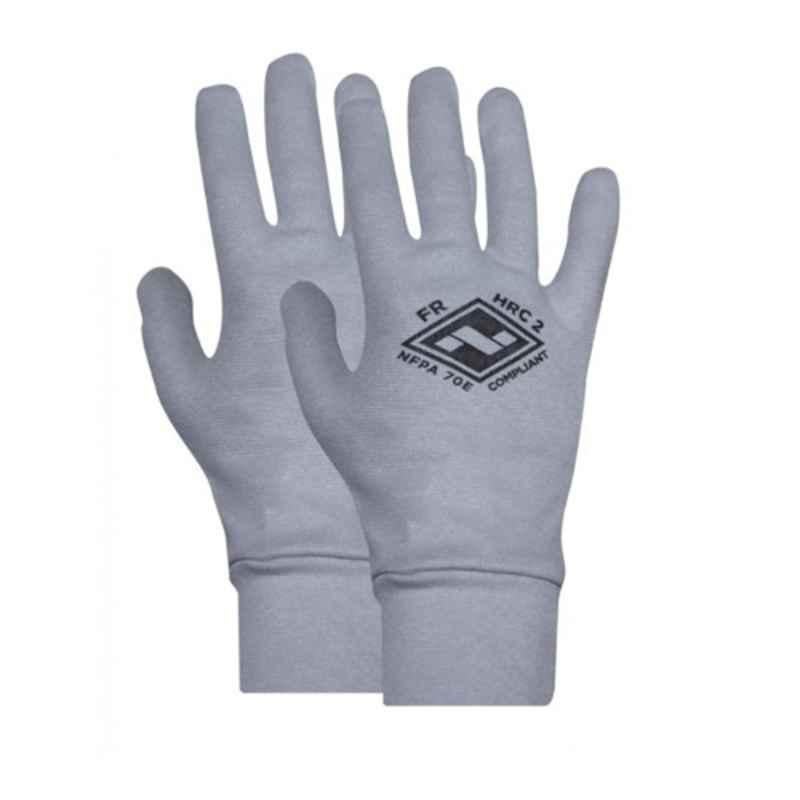 NSA G16RG Ultrasoft Rib HRC 2 Light Grey Arcguard Knit Glove, Size: Regular