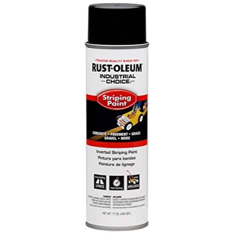 Rust-Oleum 17oz Black Industrial Choice S1600 System Inverted Striping Paint