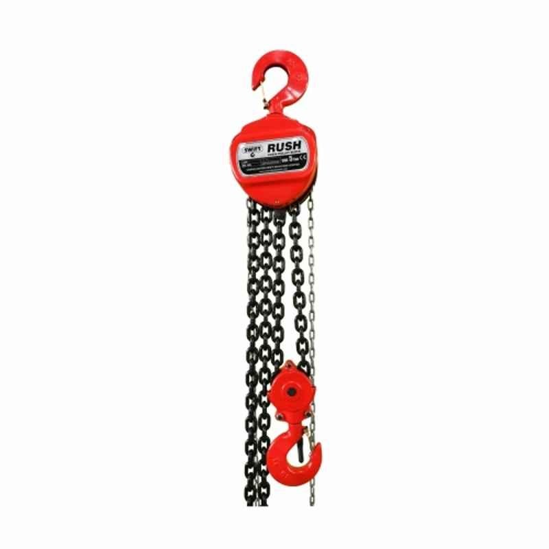 Swift 5 Ton 3m Chain Pulley Block with 2 Fall, Rush 5t 2c