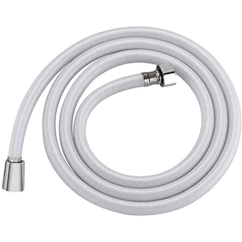 Rubik 1.5m PVC White Shattaf Shower Hose Pipe, RB-SPPVC01