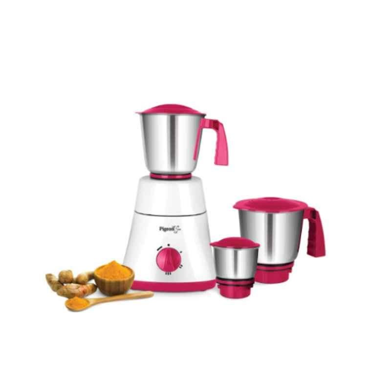 Pigeon Classic Pro 550W Mixer Grinder with 3 Stainless Steel Jars for Making Chutney