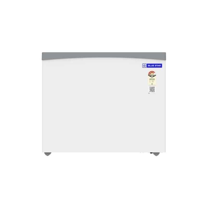 Blue Star 215 Liter 4 Star White Glass Top Deep Freezer, GT4-N230