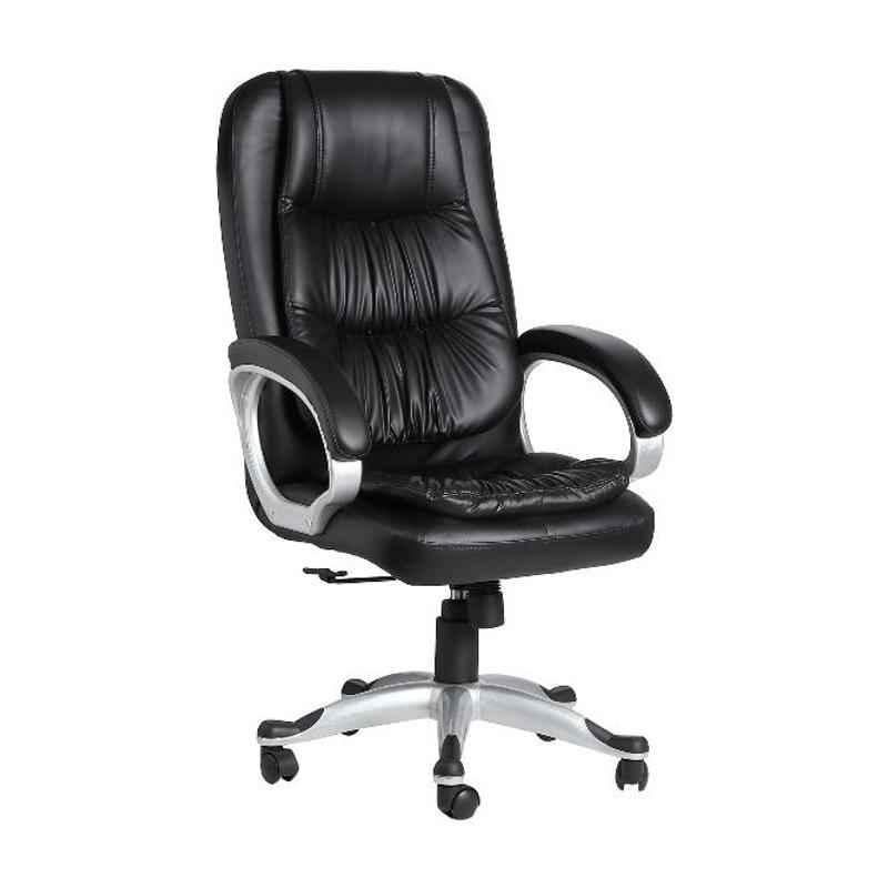 Buy VJ Interior Leatherette Black High Back Executive Chair with