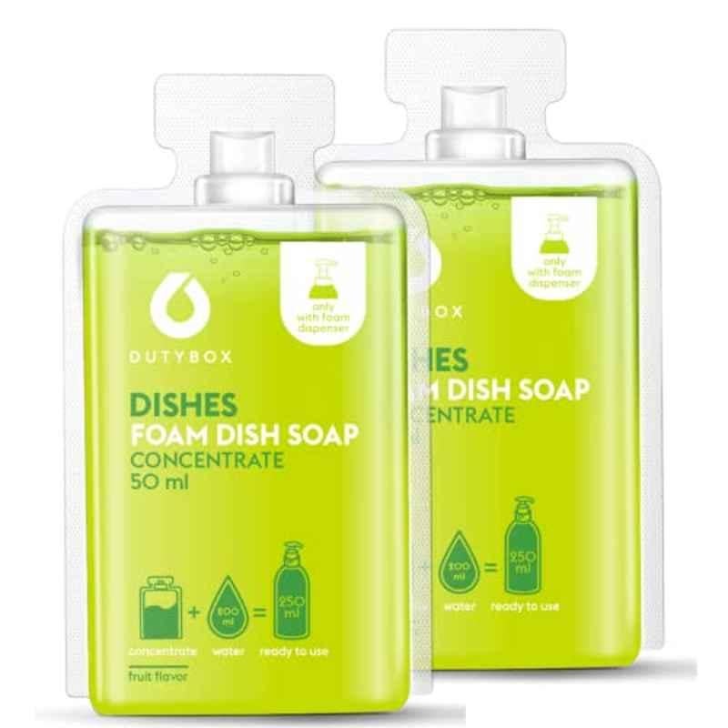 Dutybox Dishes Series 50ml Concentrated Dishwashing Liquid (Pack of 2)