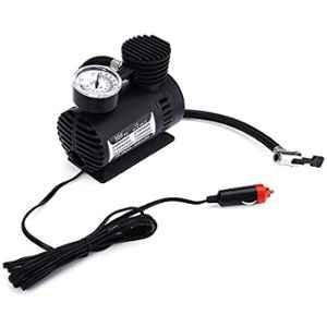 CARIZO 12VDC 300psi Aluminium Alloy Black Electronic Car Tyre Inflator Pump Compressor