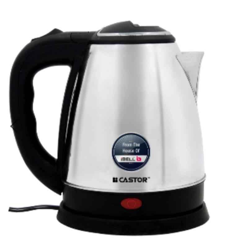 iBELL Castor 1300W 1.5L Stainless Steel Silver Electric Kettle with Auto Cut-Off, CTEK150L