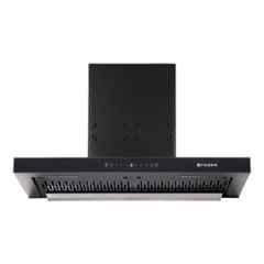 Faber Cygnus 1400m3/hr 90cm Black Heat Autoclean Wall Mounting Chimney, 325.0698.592
