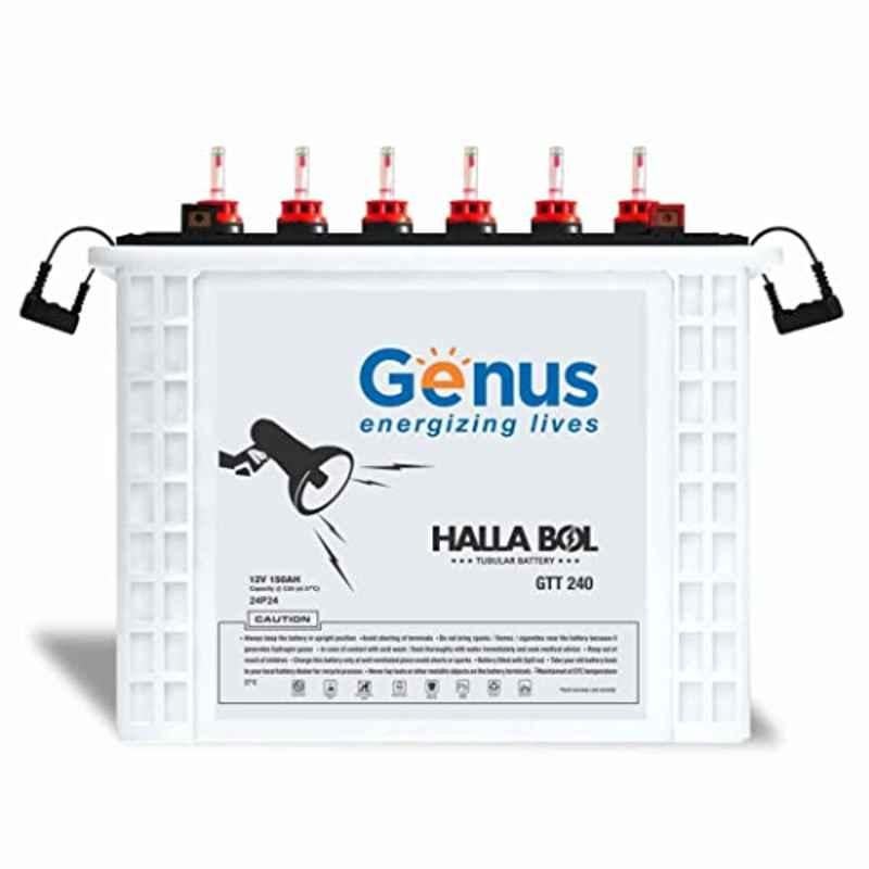 Genus Halla Bol 150Ah 12V Tall Tubular Battery, GTT240
