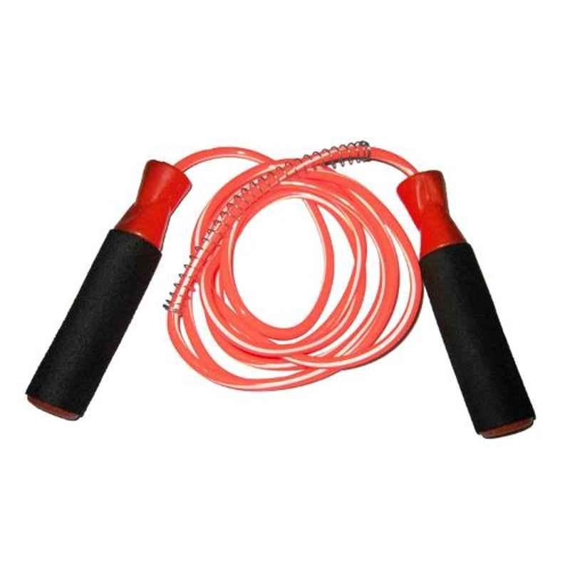 Arnav 9 ft Red Jumping & Skipping Rope with Comfortable Foam Grip