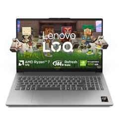 Lenovo LOQ Essential 15ARP10E Luna Grey Laptop with AMD Ryzen 7 170/16GB/512GB SSD/Win 11 Home & 15.6 inch LCD Display, 83S000CRIN