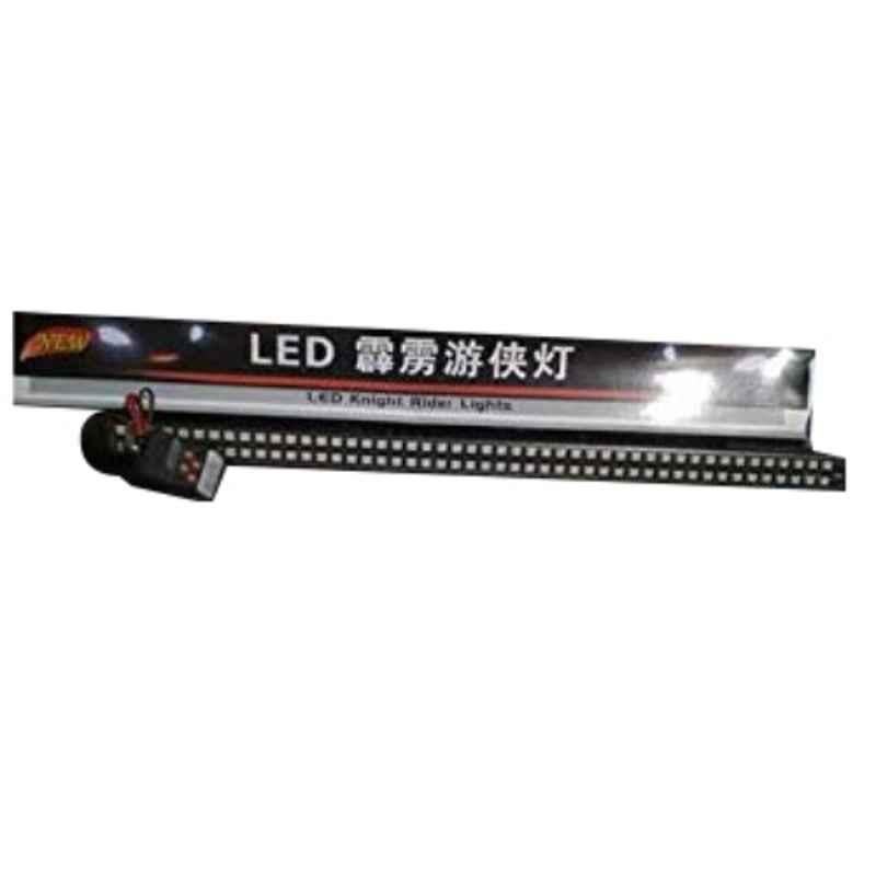 Kozdiko Knight Rider Plastic Double Layer 96 Led 8 Color Car Light with Remote for Mitsubishi Pajero