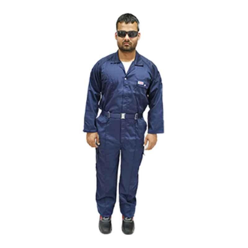 Taha Twill Navy Coverall Size: M