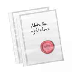 Solo A4 Clear 11 Hole Sheet Protector, SP103 (Pack of 50)