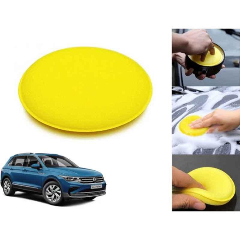 Auto Pearl Polyurethane Beige Washing & Waxing Polish Foam Sponge for Tiguan 2021