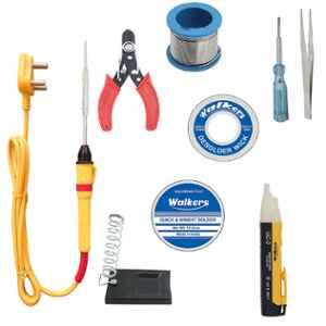 Walkers WKCB75M1 9 Pcs 25W Soldering Iron Equipment Tool Kit, WKCB075