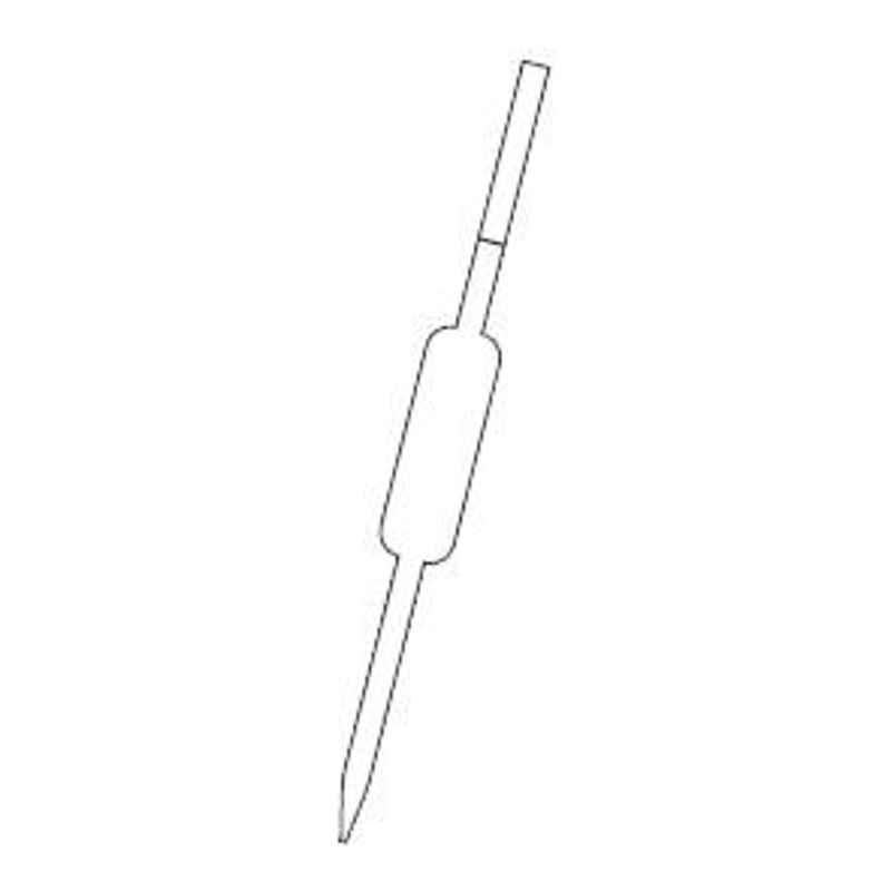 Axiva 50ml Volumetric B Class Pipette Transfer with One Mark, VPO50 (Pack of 25)