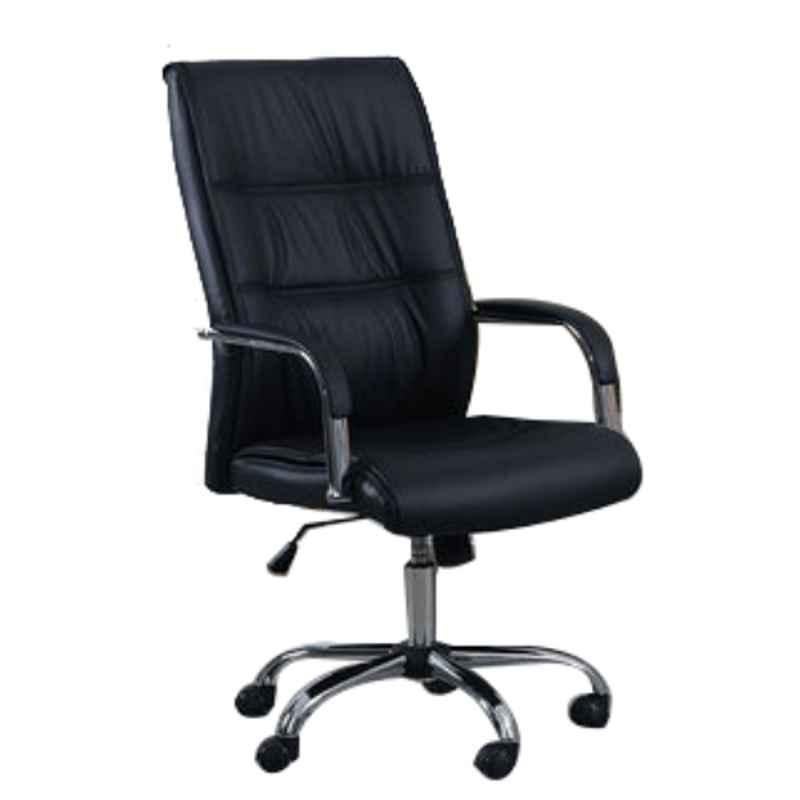 Pan Emirates Ultrabeat 061AGA1800005 Black & Silver Office High Back Chair, 120x72x59 cm