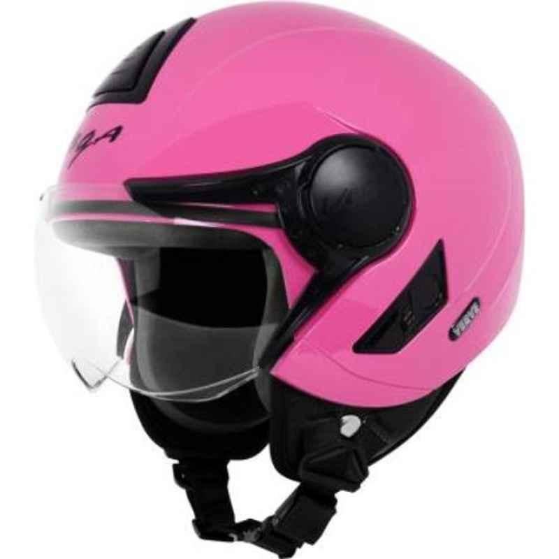 Vega Verve Pink Open Face Motorbike Helmet, Size (M, 570 mm)