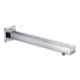 ZAP 18 inch Brass Chrome Finish Square Shower Arm with Wall Flange