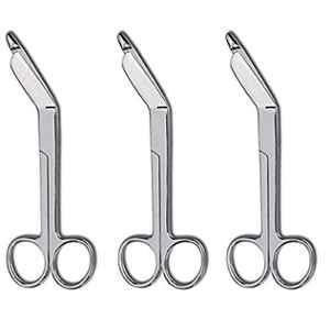 Forgesy 3 Pcs 5.5 inch Stainless Steel Bandage Surgical Scissors Set, GSS099