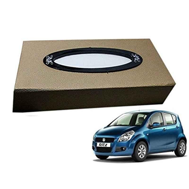 Kozdiko 200 Sheets 100 Pulls Beige Tissue Paper Box for Maruti Ritz, koz_16813
