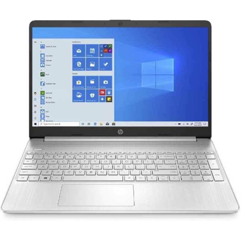 HP 15s-EQ2040AU Ryzen 5 Hexa Core 5500U/8GB RAM/512GB SSD/Windows 10 Home & 15.6 inch Display Natural Silver Laptop with MS Office, 3V6P9PA