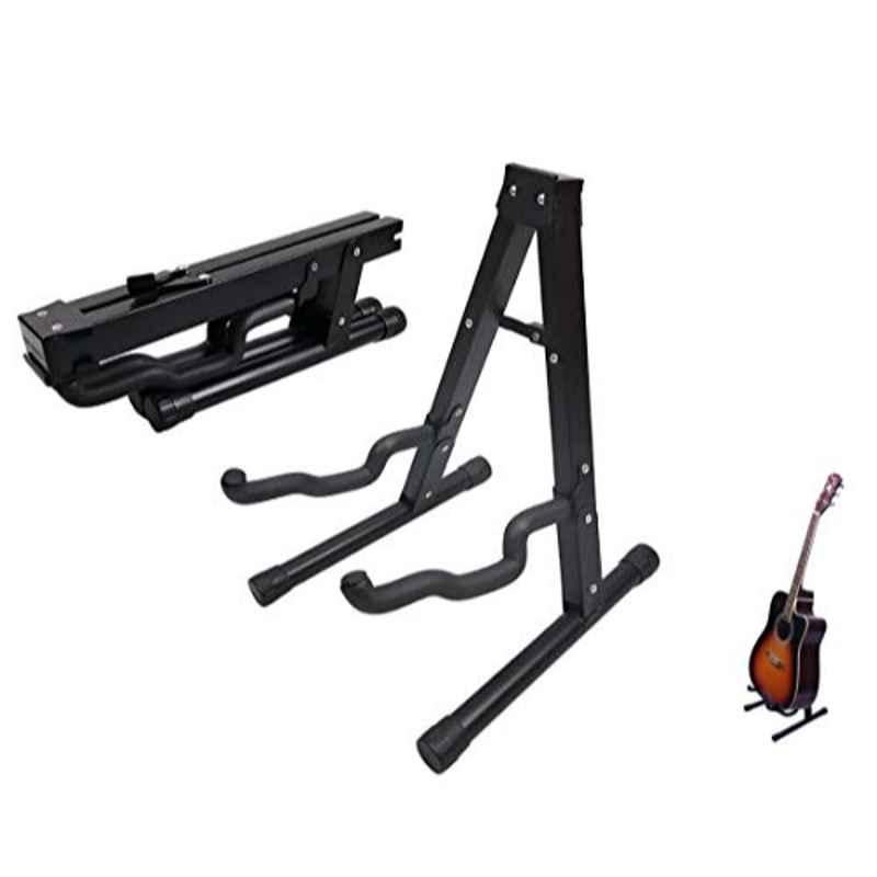 Rubik 21.5x38cm Steel Black Folding Guitar Stand