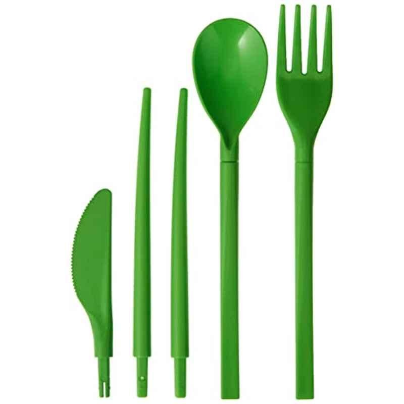 Sistema Plastic Green To Go Cutlery Set, 1917