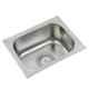 Anupam 123 15x12 inch Stainless Steel Satin Finish Single Bowl Sink