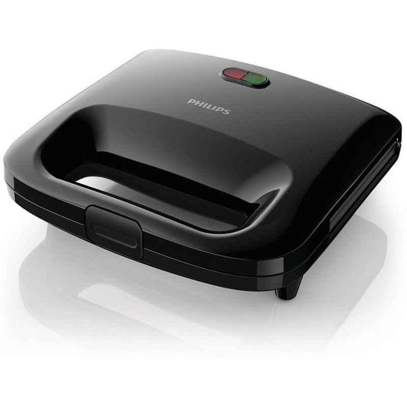 Philips Daily Collection 820W Black Sandwich Maker, HD2393/99