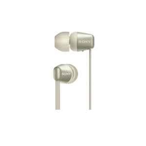 Sony WI-C310 Gold In Ear Wireless Headphone with Mic