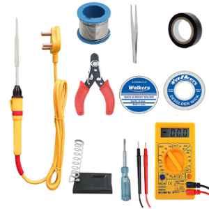 Walkers WKCB64M1 10 Pcs 25W Soldering Iron Equipment Tool Kit, WKCB064