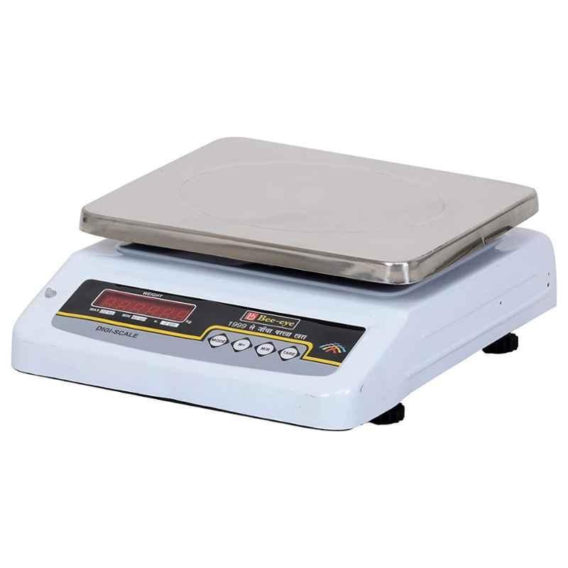 Bee Eye BT-20 20kg Electronic Table Top White Weighing Scale