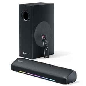 Portronics Zuno 100W Black Soundbar with Subwoofer, POR 3315