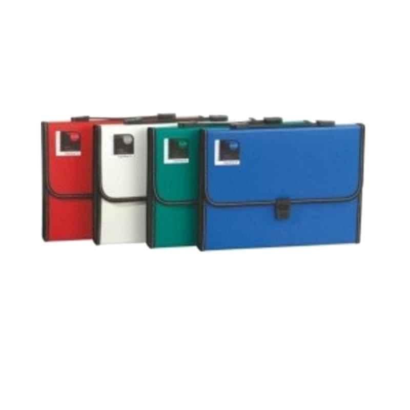 Deli 5559 A4 12 Pockets Twin Colour Expanding File with Handle