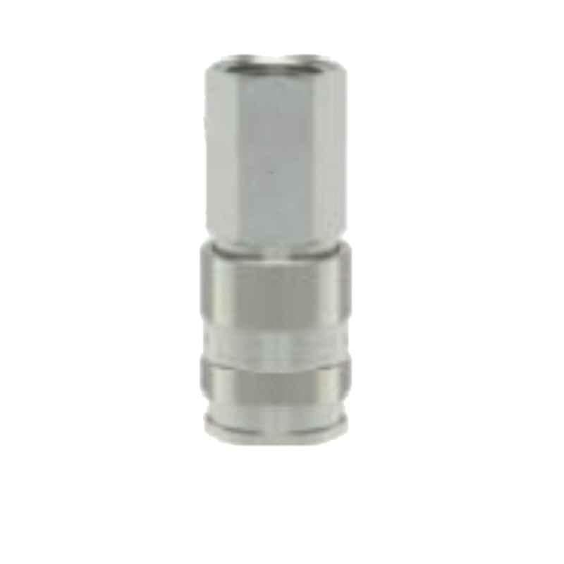 Ludecke ESAI38I G3/8 Single Shut Off Industrial Quick Parallel Female Thread Connect Coupling