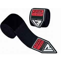 Matrica 180 inch Cotton Black Zaffre Adult Hand Wrist Support Wraps for MMA & Boxing, Size: Free (Pack of 2)