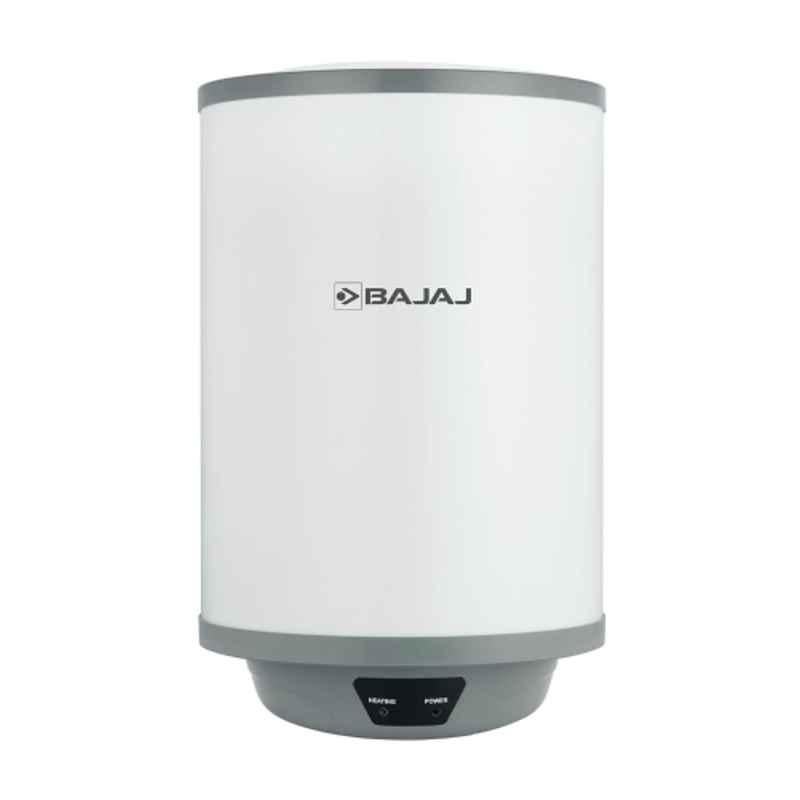 Bajaj Shield Crest Plus 15 Litre 2000W White & Grey Storage Water Heater with 4 Years Warranty, 151060