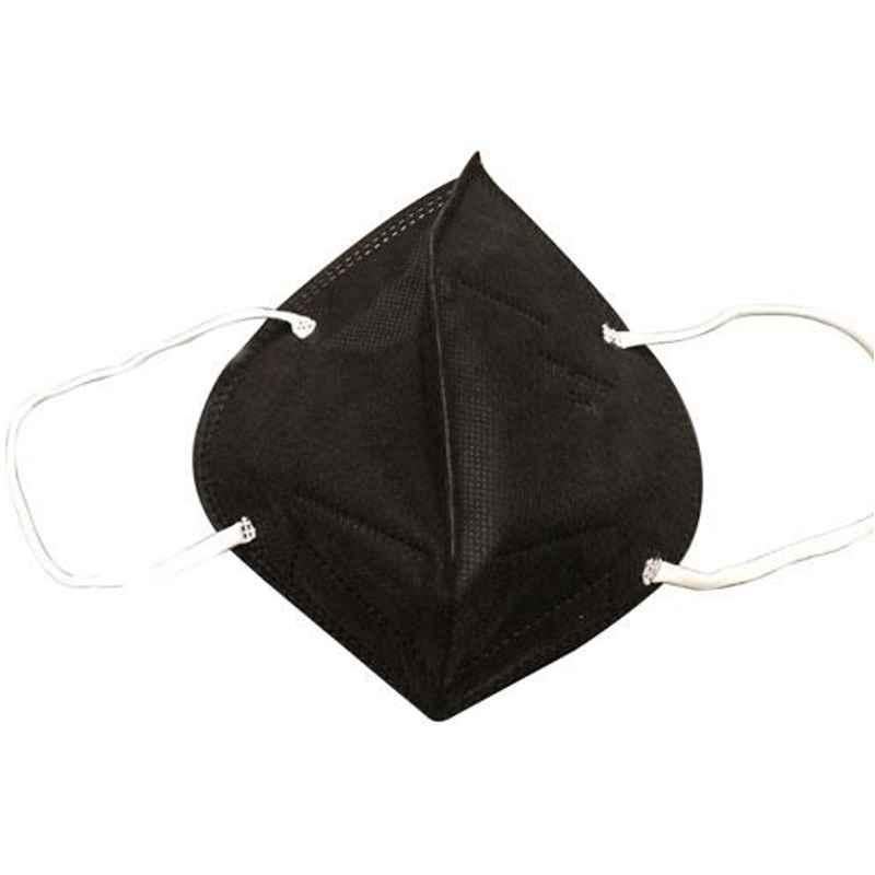 Nova Safe N95 Black Respiratory Mask without Filter (Pack of 5)