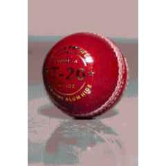 KHX Enterprises T-20 Red Cricket Leather Ball
