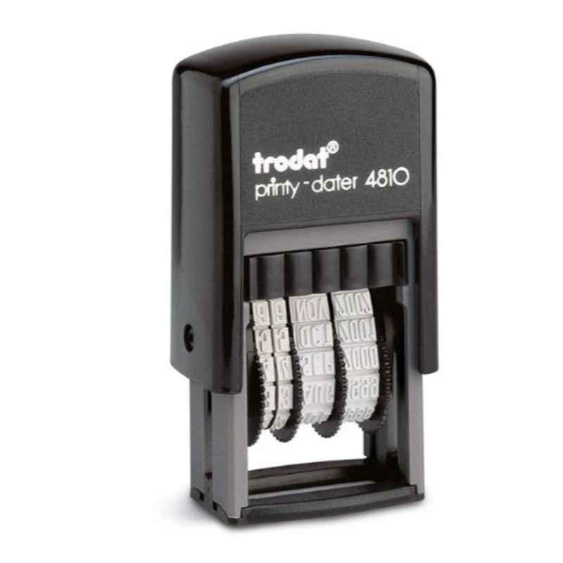 Trodat Printy-Dater 4810 3.8mm Blue Self-inking dater Date Stamp