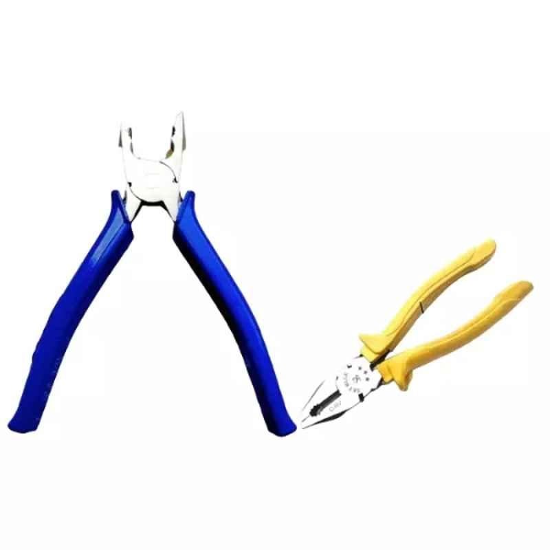 Sky Blue 2 Pcs 7.8 inch Lineman Plier Combo, SBE_PLIER_COMBOS_COMBO_076