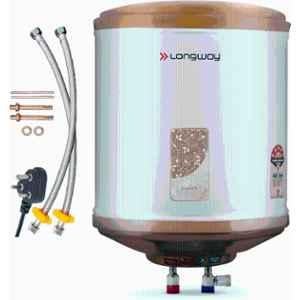 Longway 25L Ivory Water Storage Geyser with Free Installation Kit, Superb