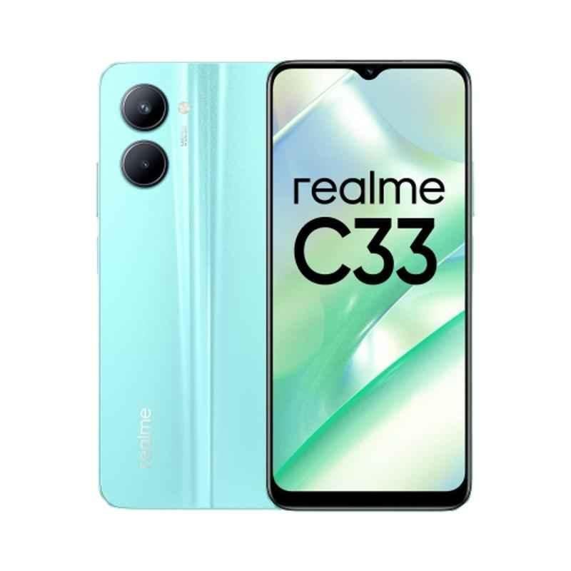 Realme C33 6.5 inch 4/64GB Storage Aqua Blue Smartphone