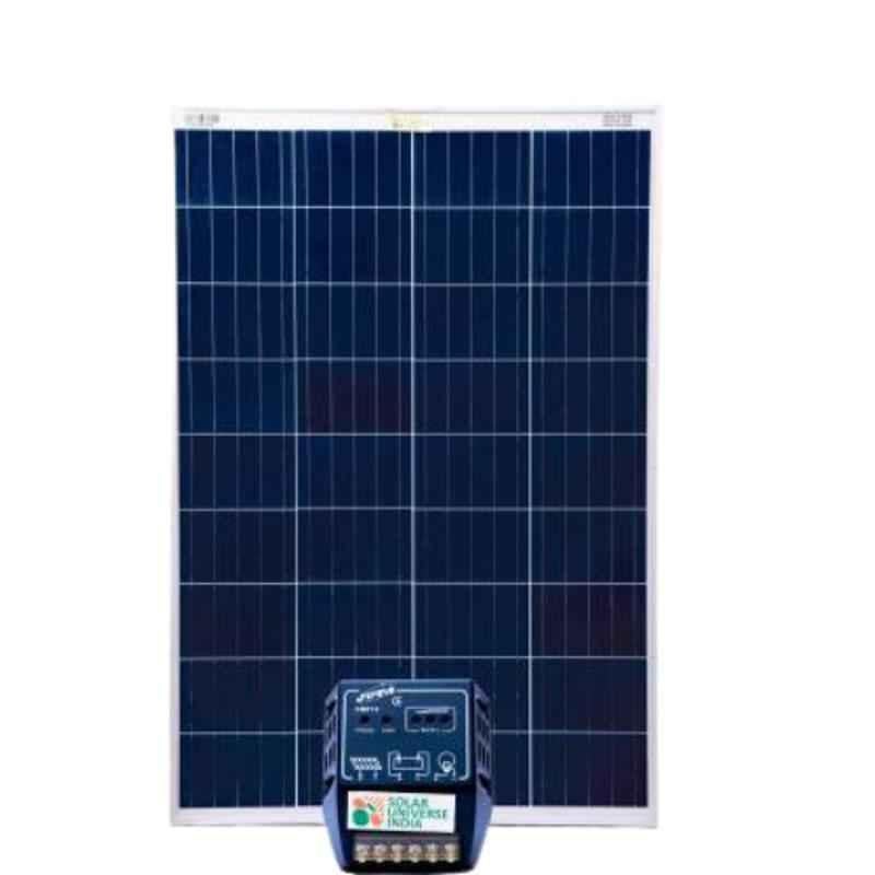 Solar Universe 100W 12V 10A Polycrystalline Solar Panel & Smart Charge Controller Combo