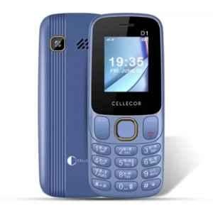 Cellecor D1 1.8 inch 1000mAh Blue Dual Sim Feature Phone