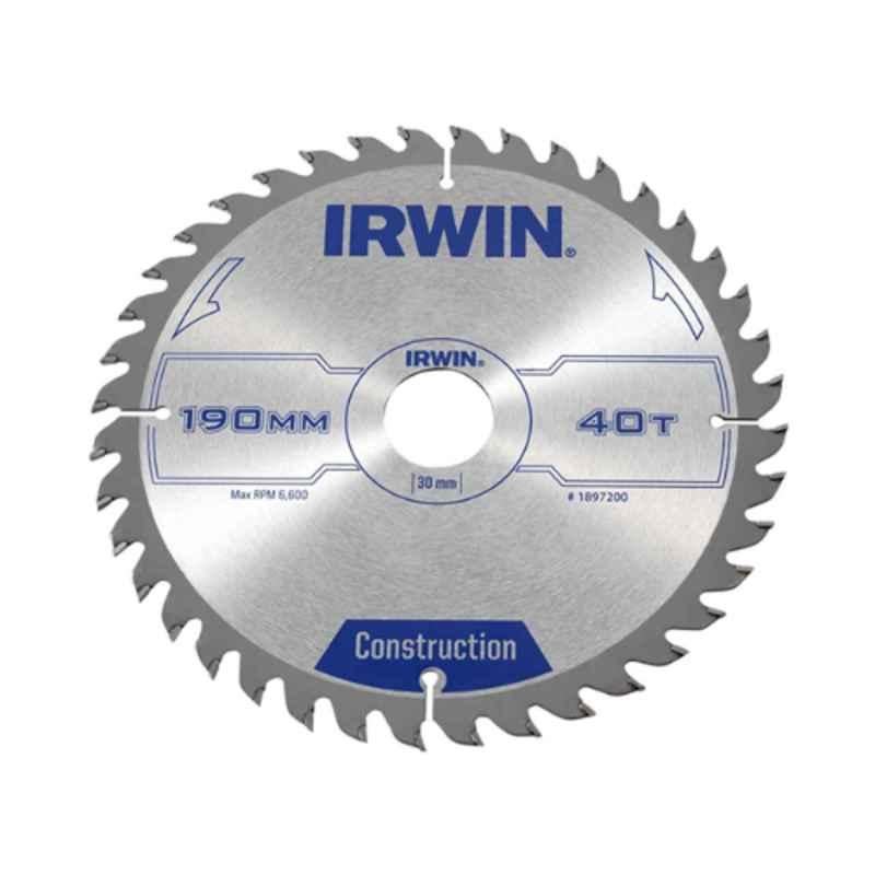 Irwin 160mm Aluminium Circular Saw Blade For Non-Ferrous Metal, 1907772