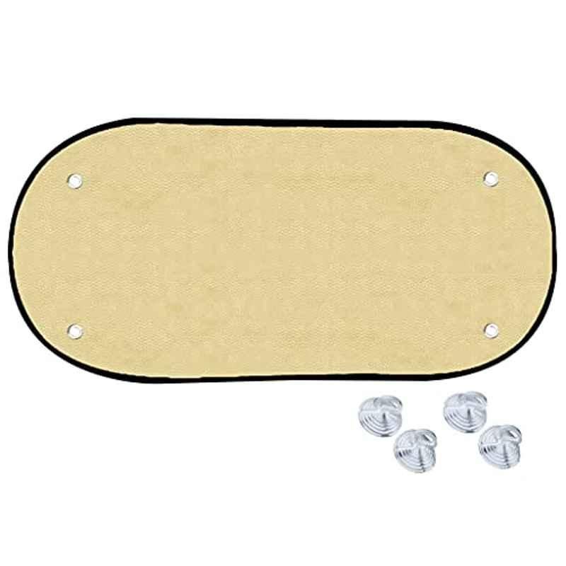 Auto Pearl Mesh Beige Rear Window Sunshade Car Curtain for Fiat Fiat Siena